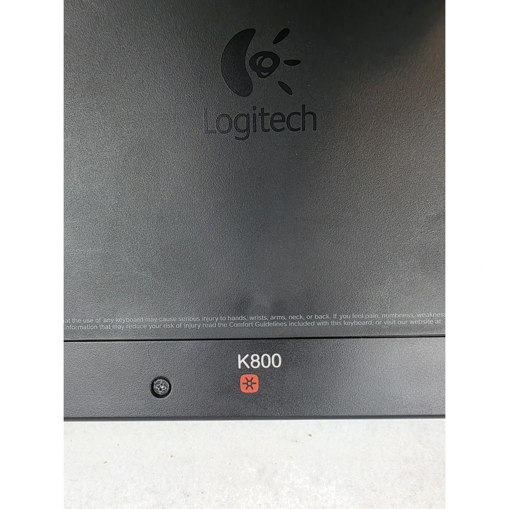 Logitech K800 Illuminated Lit Up Wireless Keyboard‎ With Dongle - Working *READ*